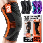 DR. BRACE ELITE Knee Brace with Size Stabilizer (2 Pack) Knee Brace for Women & Men, Workout, Sports, Daily Knee Compression Sleeve for Maximum Knee Pain Support & Fast Recovery (Mars, XXX-Large)