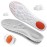 4D Cloud-Soft Comfort Soles for Men - Memory Foam Cushioning Steppers Insoles with Heel Shock Pad - Trim-to-Fit Arch Support Insoles for Enhanced Foot Comfort and Fatigue Relief(US M 7.5-10.5)