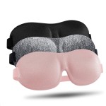 LKY DIGITAL Sleep Mask for Side Sleeper 3 Pack, Blackout 3D Eye Mask for Sleeping, Night Blindfold for Men Women