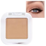 evpct Matte Light Nude Brown Single Eye Shadow Palette Makeup for Older Women, Burly Wood Cream Eye shadow Palette Single for Older Women Matte, High Pigment Monochrome Eyeshadow, sombra de ojos