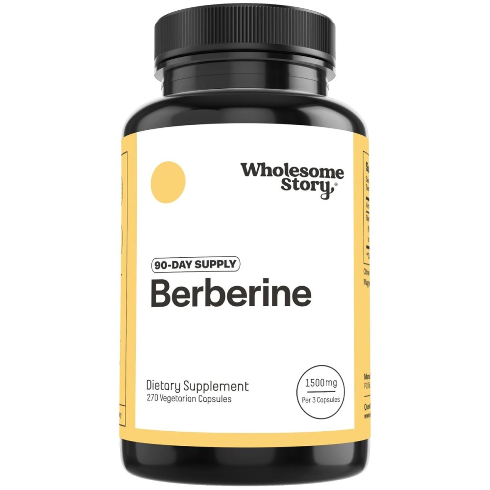 Berberine Supplement 1500mg | Berberine 500mg Per Capsule | 97% Standardized Purity | Supports Metabolic Profiles & Hormonal Balance | 270 Berberine HCL Capsules | Berberine Supplements 90-Day Supply