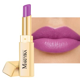 MAKI YIKA Moisture Purple Lipstick for Women Hydrate Lip Gloss for Dry Cracked Lips Weightless Glossy Lip Color Juicy Finish,MA065 Lavender