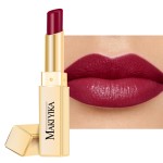 MAKI YIKA Moisture Dark Berry Lipstick for Women Hydrate Lip Gloss for Dry Cracked Lips Weightless Glossy Lip Color Juicy Finish,MA049 Blush Berry