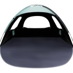 WhiteFang Beach Tent Anti-UV Portable Sun Shade Shelter for 6 Person with Blackout Shelter, Extendable Floor with 3 Ventilating Mesh Windows Plus Carrying Bag, Stakes and Guy Lines (Mint Green)