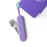 Omie OmieBox Travel Utensil Set | Fork and Spoon with Case for Easy Travel | Stainless Steel Fork and Spoon (Purple)