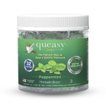 Three Lollies Queasy Drops - Peppermint Flavor - Relief from Nausea & Travel Sickness, Soothes Dry Mouth & Stomach, Natural Ingredients - 32 ct