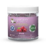 Three Lollies Queasy Drops - Pink Sour Raspberry Flavor - Travel Sickness & Nausea Relief, Soothes Stomach & Dry Mouth, Natural Ingredients - 32 ct
