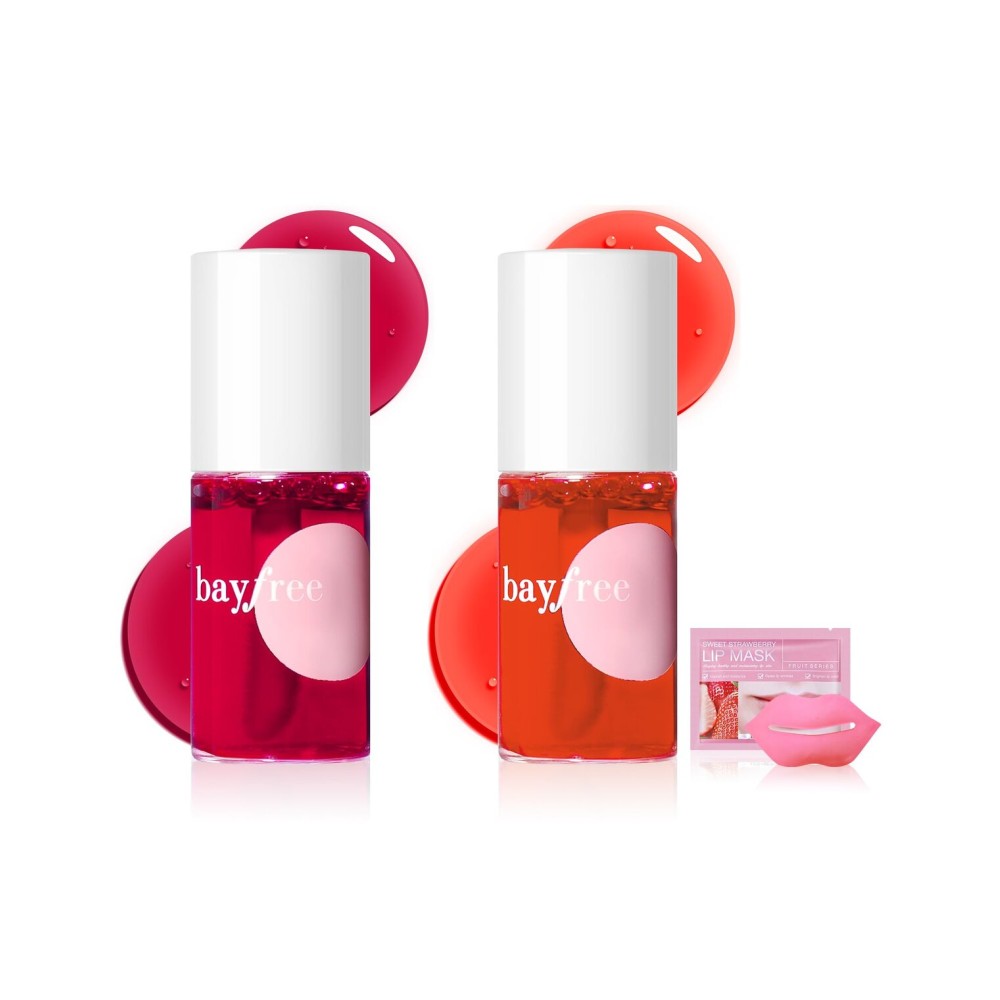bayfree Lip Tint Stain Set, Lip Stain Long Lasting Lightweight Waterproof, Transfer-Proof, Non-sticky, Lip Makeup Matte Finish
