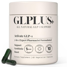 GLP-1 Supplement for Women and Men | Hunger & Metabolism Support - Expert Formulated to Support GLP1 | Probiotic and Prebiotic (60 Capsules)