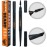 Beard Pen Filler for Men - Barber Styling Grooming Pencil - Waterproof, Sweat Proof, Long Lasting Solution with Natural Finish - Cover Beard and Scalp Patches in Seconds - Deep Dark Brown 2 Pack