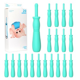 uhfi Gas and Colic Reliever for Babies, 20 Count Natural Solution Effective Instant Constipation Gas Relief for Babies Boys Girls Colic and Gas Relief, Green
