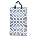 wegreeco Reusable Hanging Wet Dry Cloth Diaper Bag (Grey Rhombus)