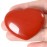 MAIBAOTA 45 mm Red Jasper Crystal Stones Heart Love Crystal Valentines Gifts for Herfriend Wife Palm Stone Reiki Crystal Gemstone Worry Stones for Anxiety