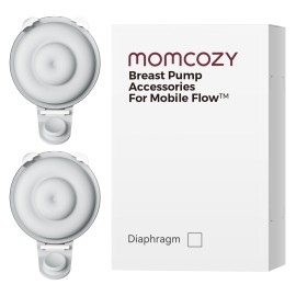 Momcozy Original Replacement Accessories for Upgraded Mobile Flow | Upgraded M9,Original Upgraded M9 Breastfeeding Parts,Double-Layed Diaphragm,2 Pack