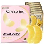 Under Eye Patches (24 Pairs) - Stocking Stuffers, Gifts for Women- 24K Gold Under Eye Masks for Dark Circles, Puffy Eyes, Undereye Bags, Wrinkles - Rejuvenating & Revitalizing Eye Skincare Treatment