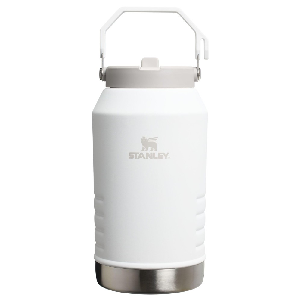 Stanley IceFlow 2.0 Flip Straw Jug with Handle 96 oz | Twist On Lid and Flip Up Straw | Leakproof for Travel and Sports | Insulated Stainless Steel | BPA-Free | Frost