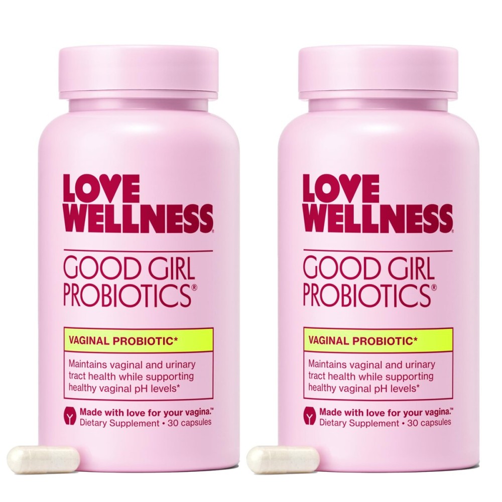 Love Wellness Good Girl Probiotics | Womens Vaginal Health & pH Balance Supplement | 9-Strain Probiotic for Urinary Tract, Yeast, Odor & Immune Support | Gluten-Free (60-Day Supply)