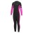 Hevto Kids Wetsuit for Toddler Size 5T Girls Child 3/2mm Neoprene Wet Suit Full Thermal Swimsuit Swimming in Cold Water (K1-Pink, 5)