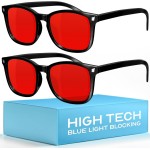 livho High Tech Blue Light Glasses - Advanced Blue Light Blocking Computer Glasses - Screen Fatigue & UV Protection