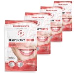 Formit Crafts - Thermoplastic Beads for Teeth Repair - DIY Tooth Filling - Made in E.U. - Moldable Thermal Beads - Realistic and Durable - Pack of 4 (20 Grams Each)