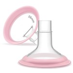 26mm Maymom MyFit Shields, Pano Series; Compatible with Medela Breast Pump- PersonalFit, Freestyle, Harmony, Maxi, Freestyle Flex Connector; Connect to Maymom Widemouth/Narrow Connector, 2pcs