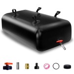 400 L/100 gal Water Bladder Storage Containers, Foldable Portable Water Tank Large Capacity Soft Water Bag, Drought Resistance, Fire Prevention, Emergency Water