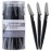 40pcs Eyebrow Razor for Women, Newbie Friendly Dermaplane Razor, Face Razors and Shaver Dermaplaning with Protective Covers (Black)