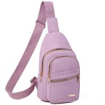 Crossbody Sling Backpack Sling Bag for Women, Small Chest Bag Daypack Fanny Pack Cross Body Bag for Hiking Traveling Outdoors