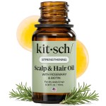 Kitsch Rosemary Oil for Hair Growth - Hair Oil with Biotin, Castor & Jojoba - Pre-Wash Scalp oil for Hair Care - Lavender Scent - 10mL | Ideal Gifts for Women