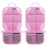 SMART ELF Car Seat Protector, 2 Pack Car Seat Cover, Seat Protector Under Baby Car Seat, Seat Covers with Non-Slip Bottom and 2 Mesh Pockets Suitable for Baby and Pet (Pink)