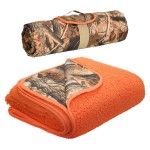 Tirrinia Outdoors Camo Blanket, Sherpa Fleece Warm Camo Gifts for Him/Husband/Dad, Camo Hunting Gifts, for Men, Camping Blanket for Woodland Hunting, Car, Football, Beach, Concerts,51\'\'X 59\'\'