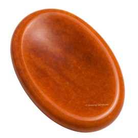 Amazing Gemstone Chocolate Jasper Worry Stones for Stress Relief Crystals and Healing Stones - Piedra Crystal Fidget for Meditation, Relaxation - Unique Stocking Stuffers and Birthday Gifts