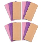 ARCH&M Exfoliating Washcloth 12 Pack Back Scrubber for Shower Towel Body Scrubber Microabrasion Sponge Japanese Bath Wash Korean Beauty Wash Cloth Loofah Exfoliating Scrubber Peach Purple Pink