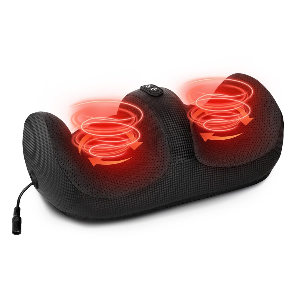 Medcursor Shiatsu Foot Massager with Heat | Foot and Calf Massager with Massage Roller, Deep Massage for Plantar Fasciitis, Pain Relief, Neuropathy, Relax for Home or Office Use (Not Cordless)