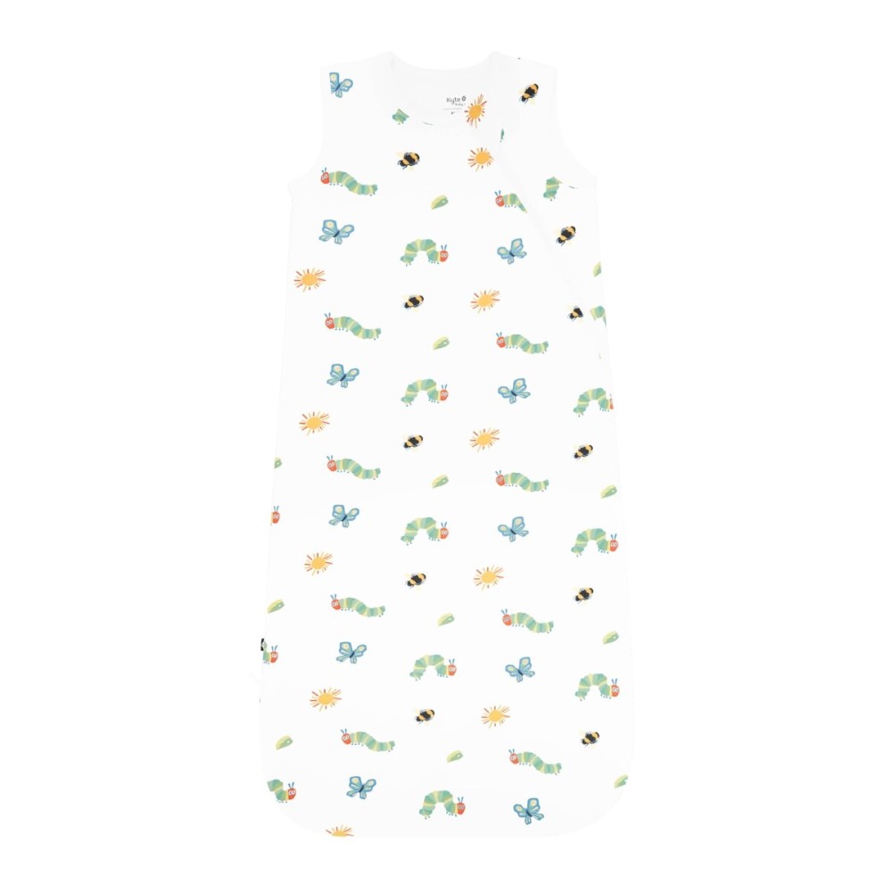 KYTE BABY Unisex Rayon Made from Bamboo Sleep Bag for Babies and Toddlers, 1.0 Tog (Medium, The Very Hungry Caterpillar and Friends)