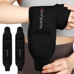 Comfytemp Wrist Ice Pack Wrap for Carpal Tunnel Relief, 2 Gel Packs, HSA Store Eligible Items, Hot Cold Compression Brace for Hand Injuries Reusable, Tenosynovitis, Christmas Men Women Gift (Black)