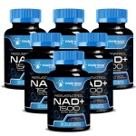 WELLNESS LABSRX NAD Supplement, 1500mg - Liposomal NAD+ Supplement with Resveratrol, NAD Plus Boosting - Support Cellular Health, Stamina & Healthy Aging - Ultra Strength Capsules, USA Made - 6 Pack
