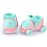 Mpoutik Kids Children\'s Adjustable Quad Roller Skates Wheels Lock Boys Girls Roller Skate for Beginners Toddlers Baby (Cutie Pink)