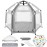 Palopalo Pop Up Baby Playpen with UPF50+ Canopy & Mat, Indoor & Outdoor Foldable Play Pen for Babies and Toddlers, Portable Baby Beach Tent with Travel Bag, Pop Up Pack and Play Yard, Grey