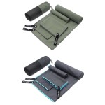 Eunzel 2 Pack Quick Dry Camping Towel, Microfiber Travel Towel 3 Size at 1 Pack,Fast Drying Towel Set for Camping, Beach, Gym, Sports, Yoga & Swimming Pool, Army Green/Grey