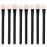 Uorpoto Eyeshadow Applicators Double Sided Sponge Makeup Brushes Reusable 8Pcs Round Foam Eye Shadow Applicator Sticks Brush Set Washable