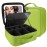 MOMIRA Travel Makeup Bag Cosmetic Bag Makeup Organizer Bag with Lighted Mirror, Adjustable Brightness in 3 Color Scenarios, Waterproof Makeup Train Case, Gift for Women - Grass Green