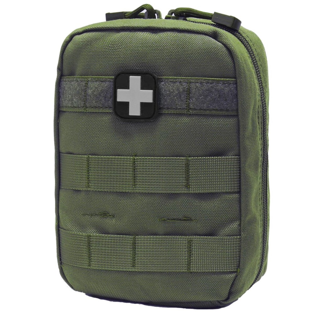 Carlebben EMT MOLLE Ifak Pouch Tactical MOLLE Medical First Aid Kit Utility Pouch Olive