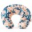 GRSSDER Reversible Nursing Pillow Cover, Ultra Soft Stretchy Minky Removable Nursing Covers Fitted for Breastfeeding Pillows Snug and Safe, Blush Flora