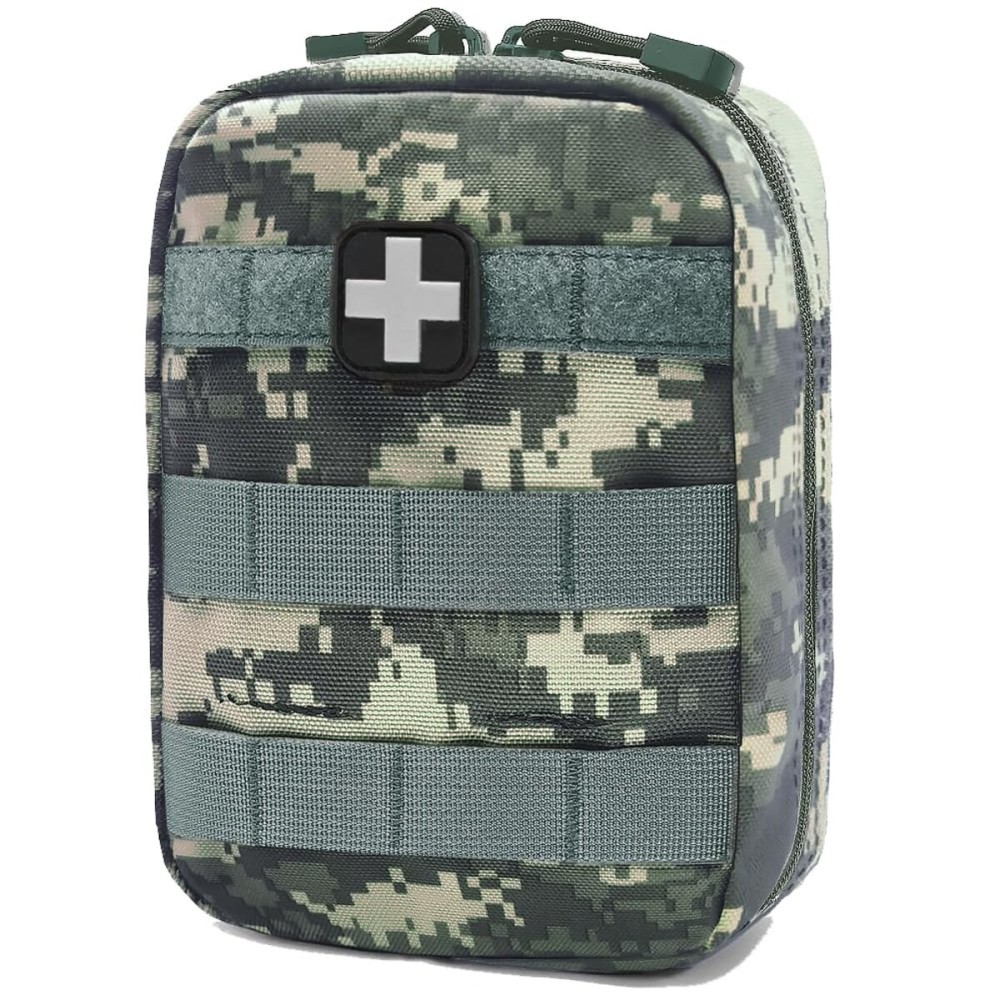 Carlebben EMT MOLLE Ifak Pouch Tactical MOLLE Medical First Aid Kit Utility Pouch ACU Camouflage