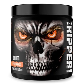 JNX SPORTS The Ripper! Shredding Thermogenic Fat Burner - Peach Mango 30 Servings | Advanced Fast Acting Stim Thermogenesis, Appetite Suppressant for Men & Women