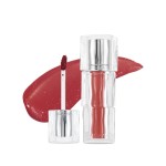 TIRTIR [*Mini Size Waterism Tinted Lip Gloss 08 Summer Pumpkin, 0.06 Fl Oz - Kiss Ready Lipgloss, 12H Long Lasting Non Sticky Natural Tinted Glow Korean Multiuse Cheek and Lip Tint for Women gift