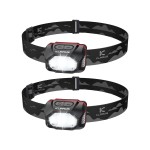 klarus HM1 2PCS IPX6 Waterproof Rechargeable Headlamp with Motion Sensor: 70 Hours Long Battery Life, Full Charge in 2.5 Hours, 440 Lumens Consistent Output, Shock and Drop Resistant