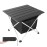 Grope Portable Camping Table Ultralight Aluminum Camp Table with Storage Bag,Beach Table for Sand with Carrying Bag,Prefect for Outdoor,Picnic,BBQ,Cooking,Festival (Black with Storage Bag-M)