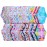 Asenappy 10 pcs M Size Random Prints Reusable Cloth Menstrual Pads for Women Period(10M-randomprints)